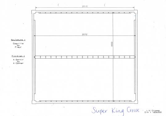 French Bed Frame - Crosse